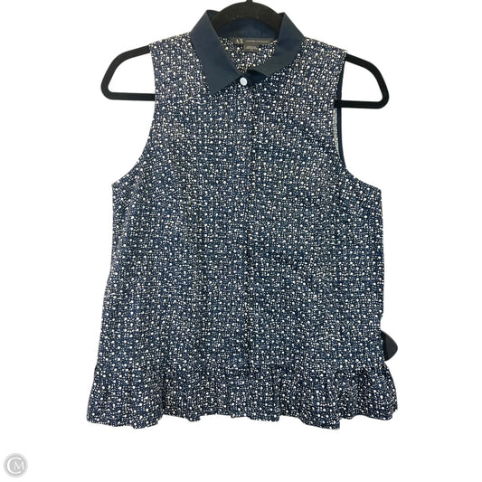 Top Sleeveless Designer By Armani Exchange In Navy, Size: S