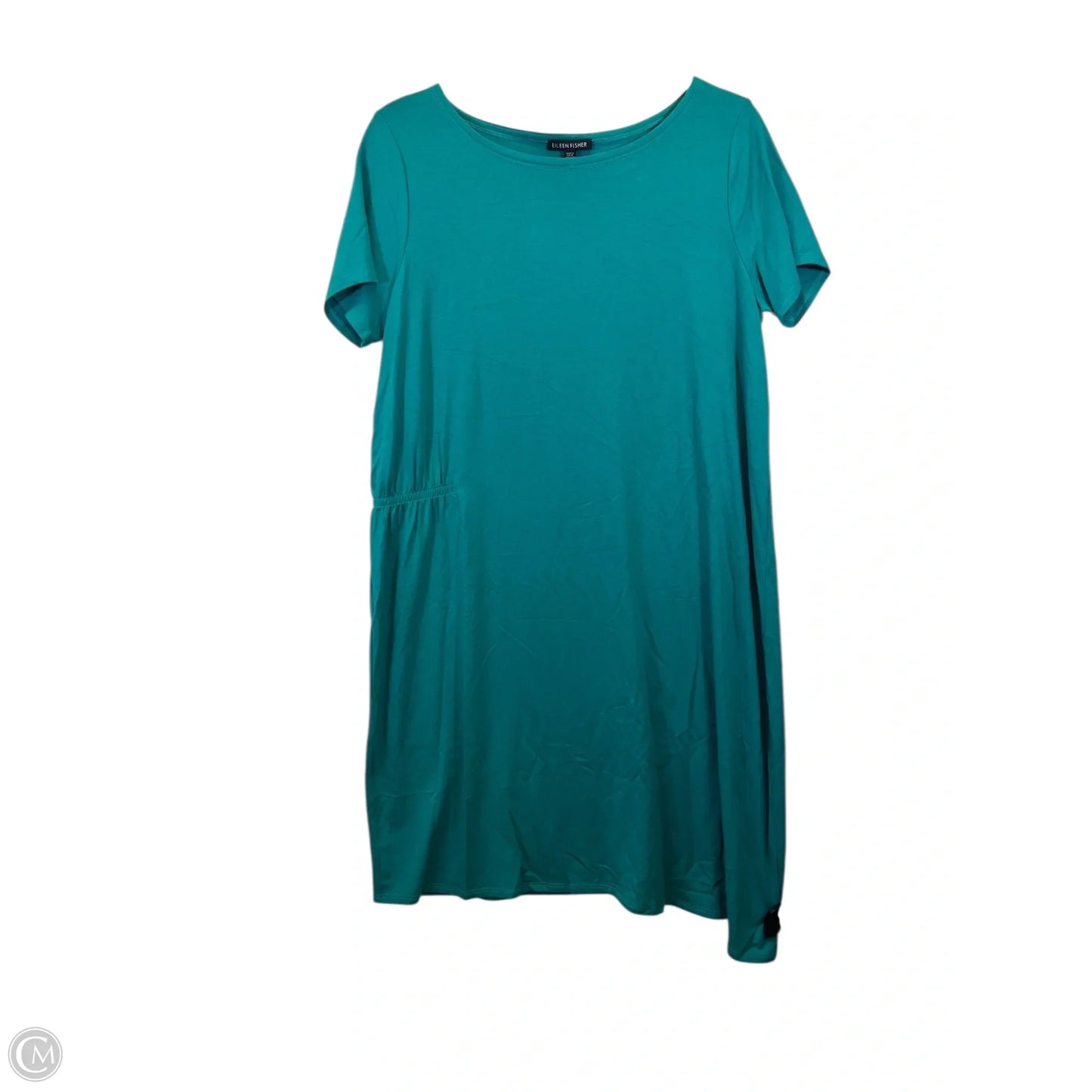 Dress Designer By Eileen Fisher In Teal, Size: S