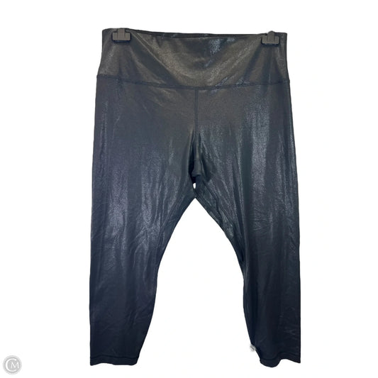 Athletic Capris By Lululemon In Black, Size: 18