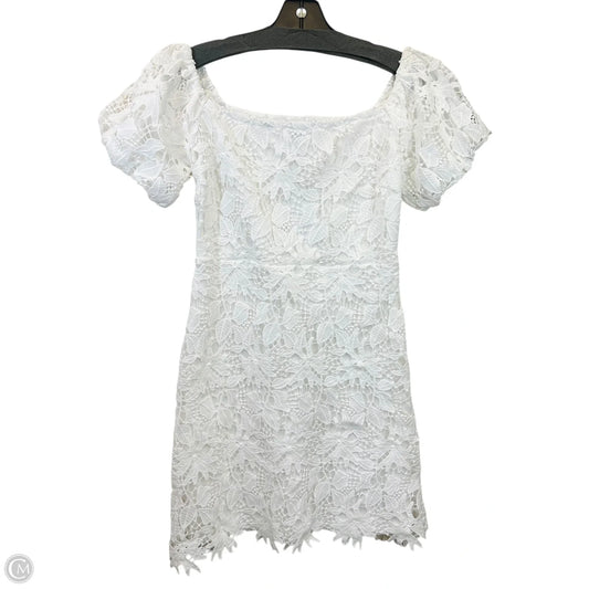 Dress Designer By Lucy Paris In White, Size: M