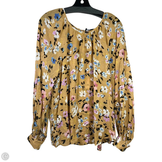 Top Long Sleeve By Sanctuary In Tan, Size: Xl