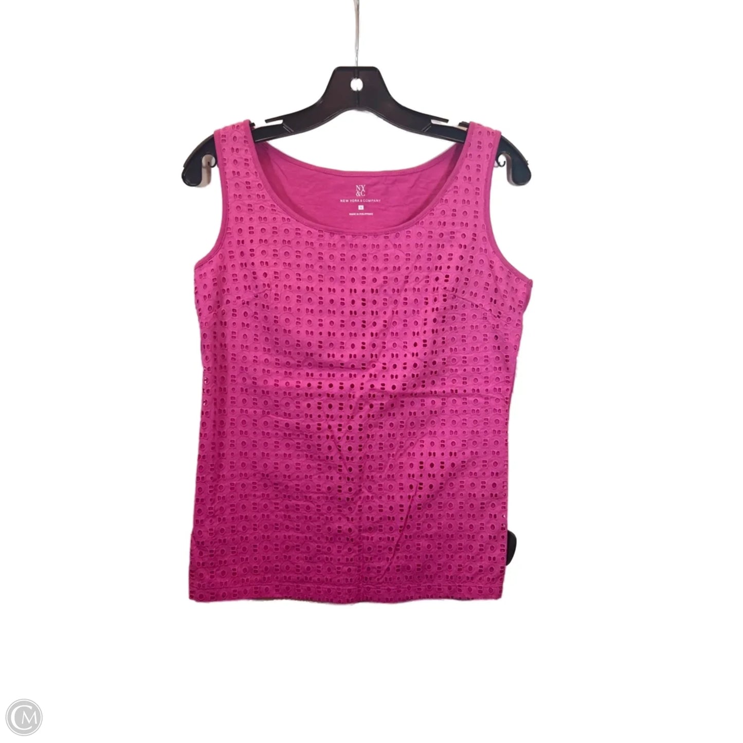 Top Sleeveless By New York And Co In Pink, Size: S