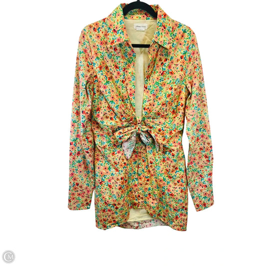 Top Long Sleeve Designer By Lovers & Friends In Floral Print, Size: M