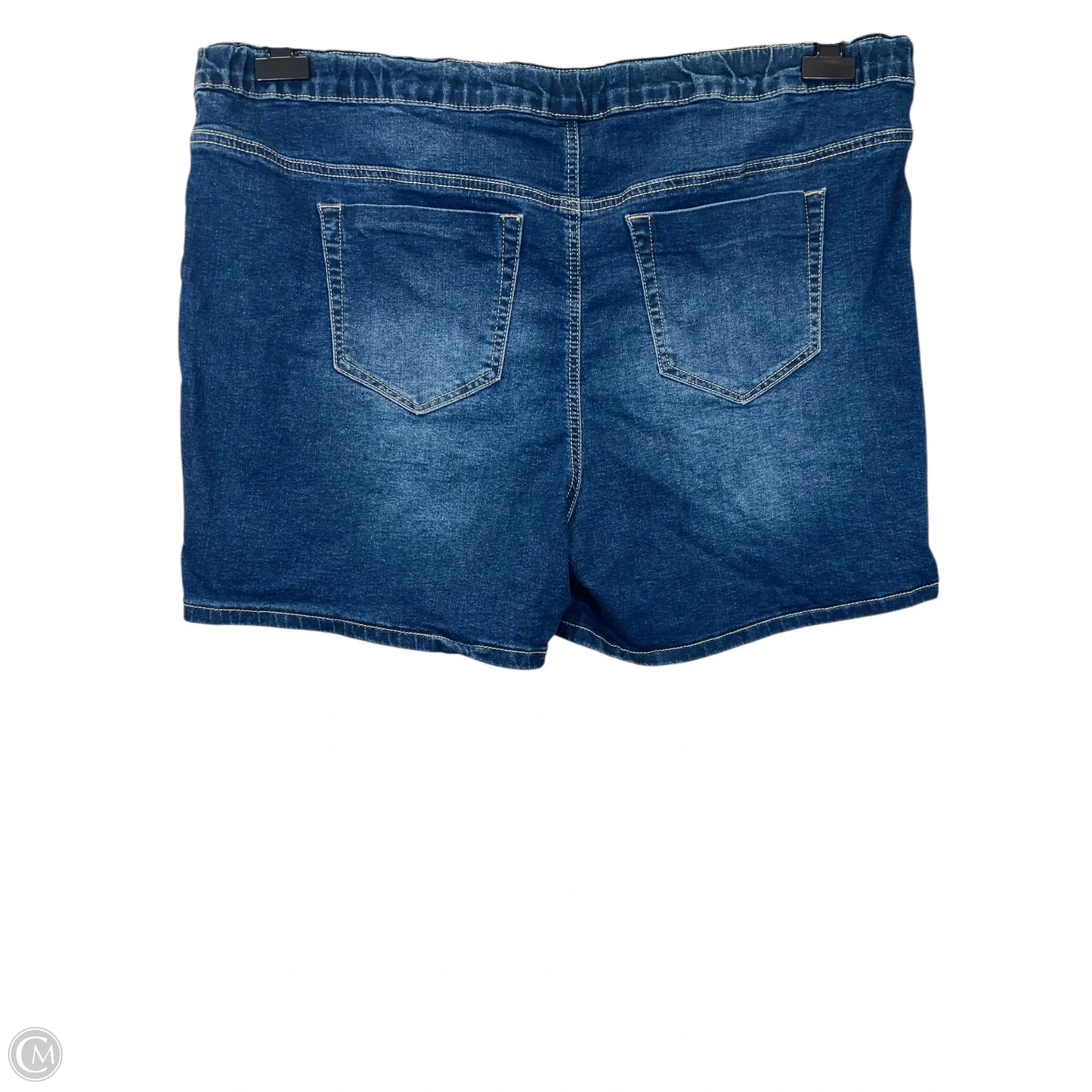 Shorts By Just Be In Blue Denim, Size: 3x