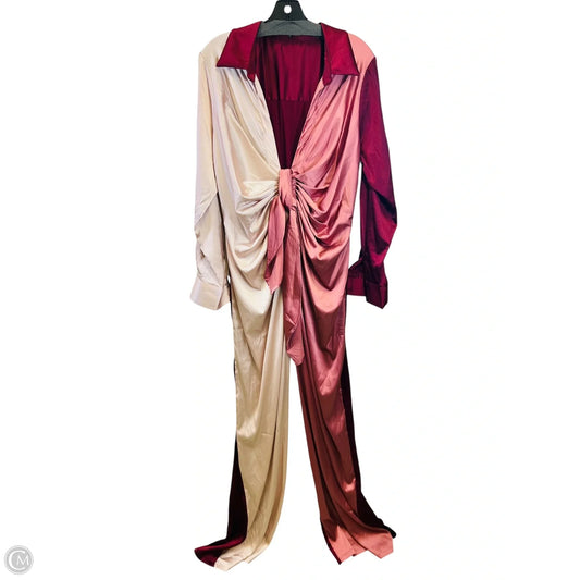 Jumpsuit By Fashion Nova In Pink & Red, Size: 1x