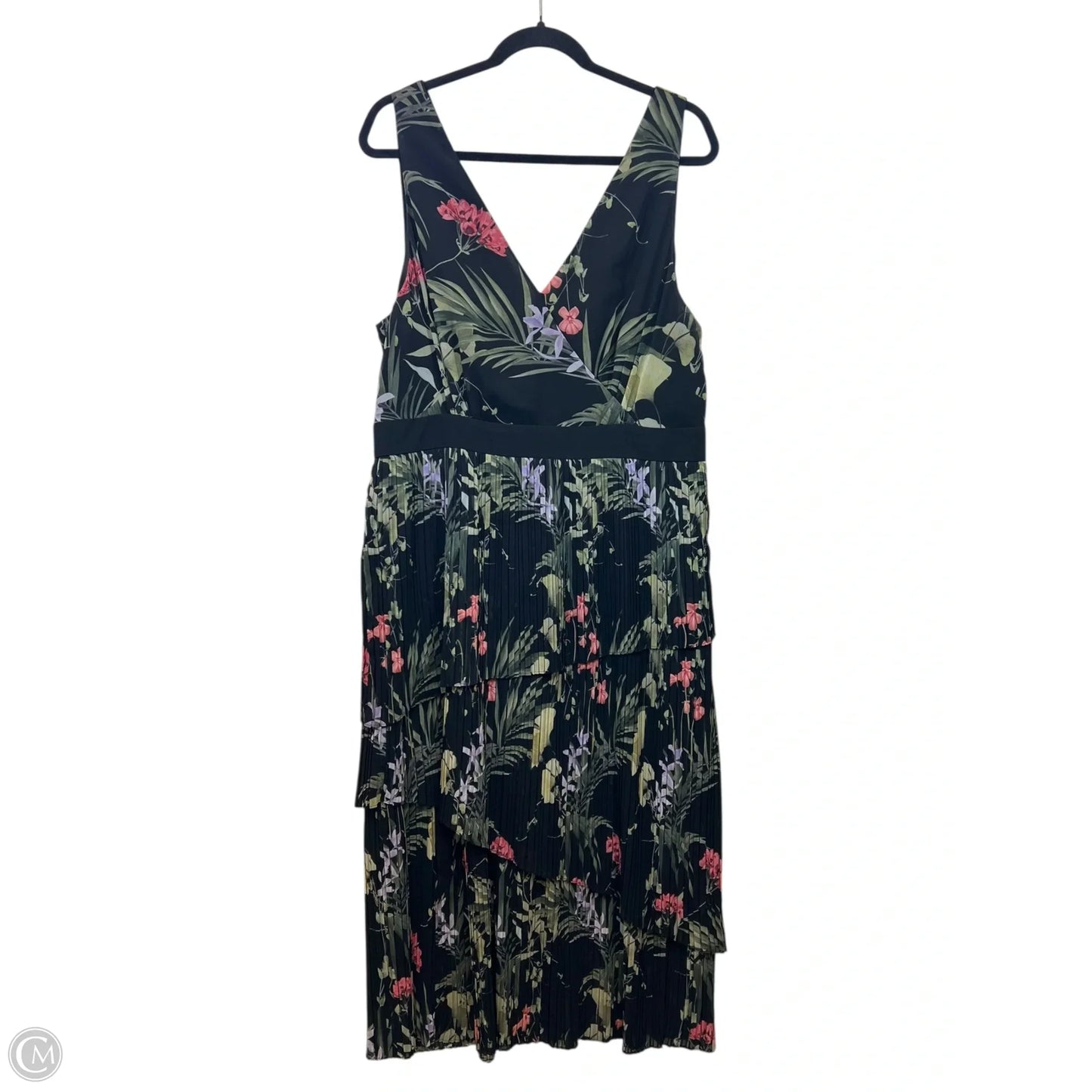 Dress Designer By Ted Baker In Floral Print, Size: L