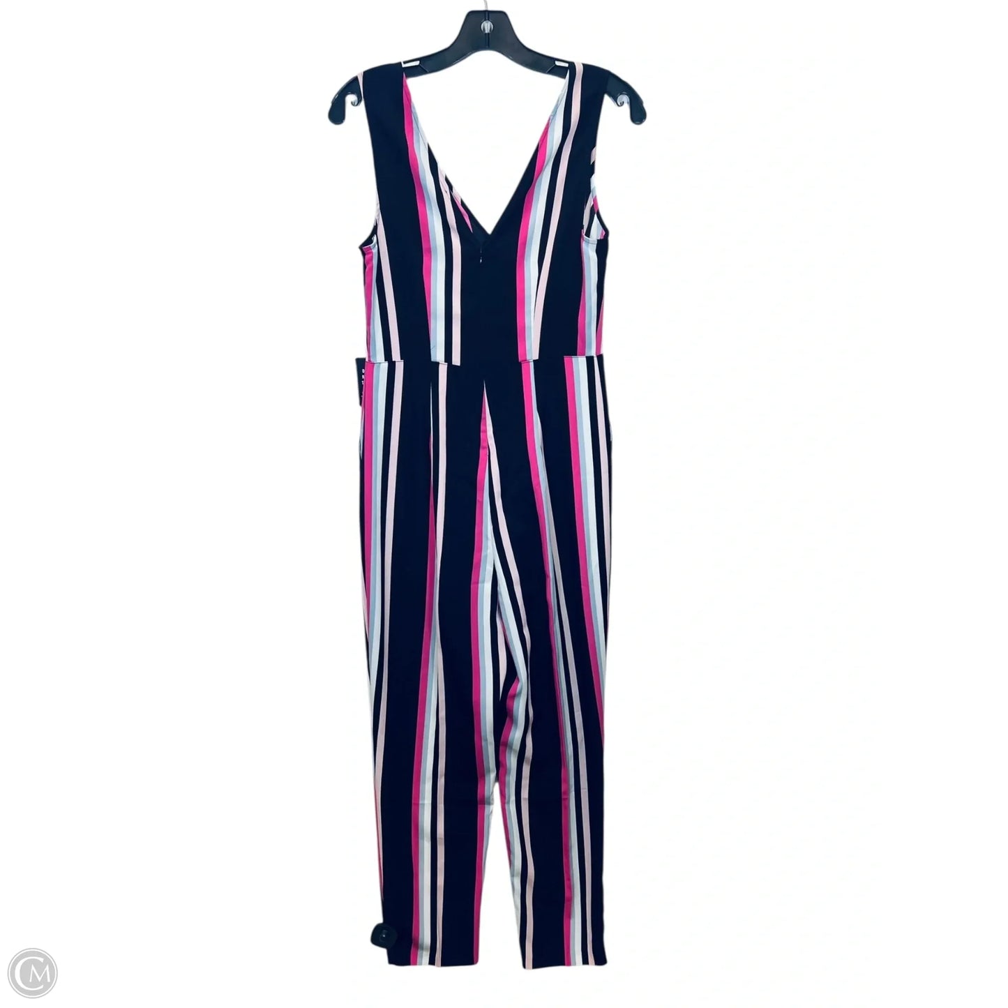 Jumpsuit By Express In Black & Pink, Size: Xs