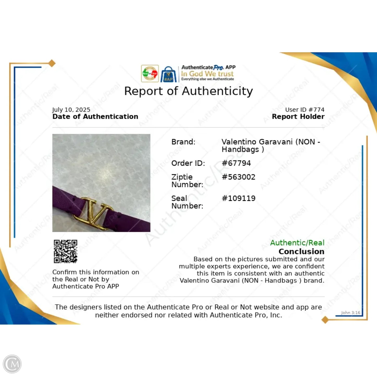 Bracelet Luxury Designer By Valentino-garavani