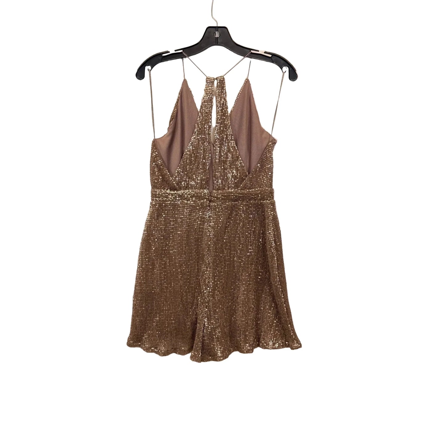 Romper Designer By Astr The Label In Gold, Size: M