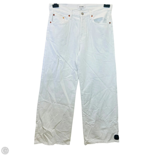 Jeans Designer By Re/done In White, Size: 4