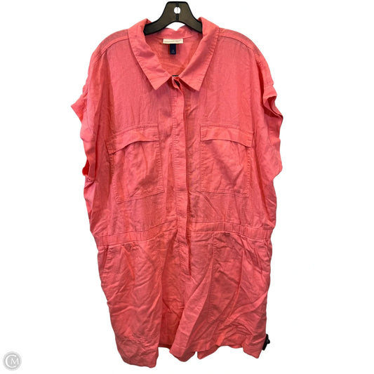 Romper By Universal Thread In Peach, Size: 2x