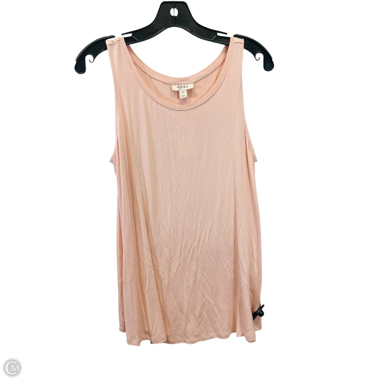 Top Sleeveless By Style And Company In Pink, Size: S