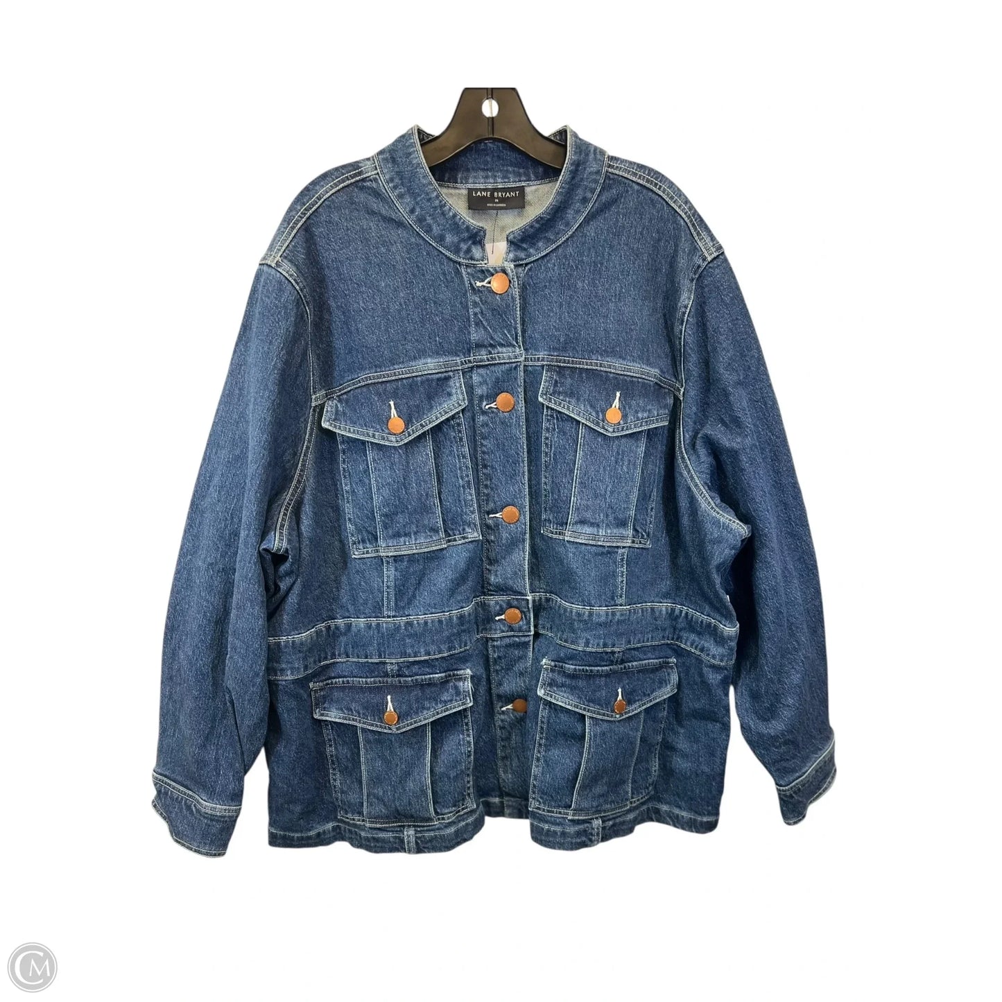 Jacket Denim By Lane Bryant In Blue Denim, Size: 5x