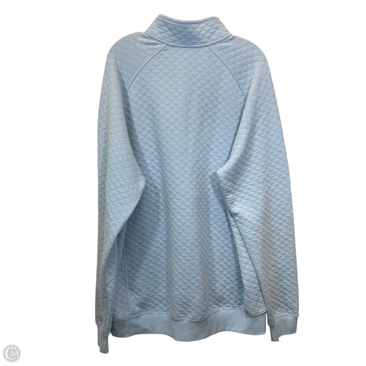 Sweatshirt Collar By Lands End In Blue, Size: Xxl