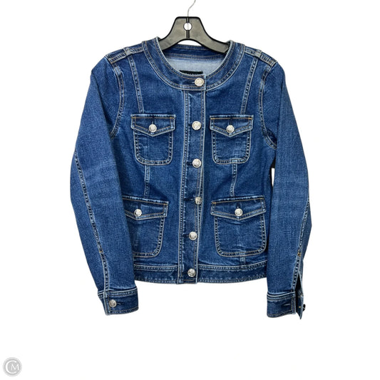 Jacket Denim By Talbots In Blue Denim, Size: Sp
