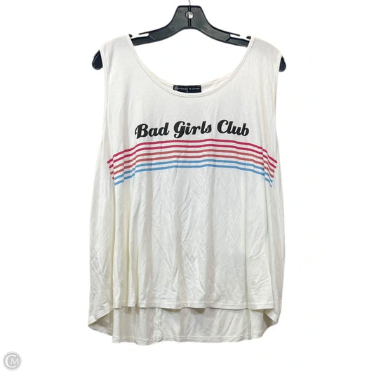 Tank Top By Fashion To Figure In White, Size: 3x