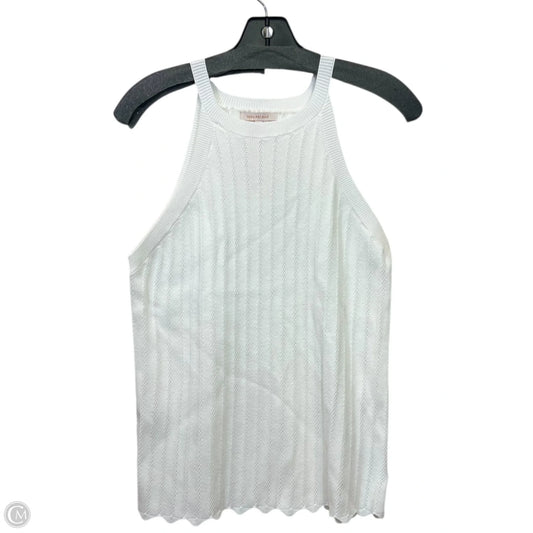 Top Sleeveless By Skies Are Blue In White, Size: M