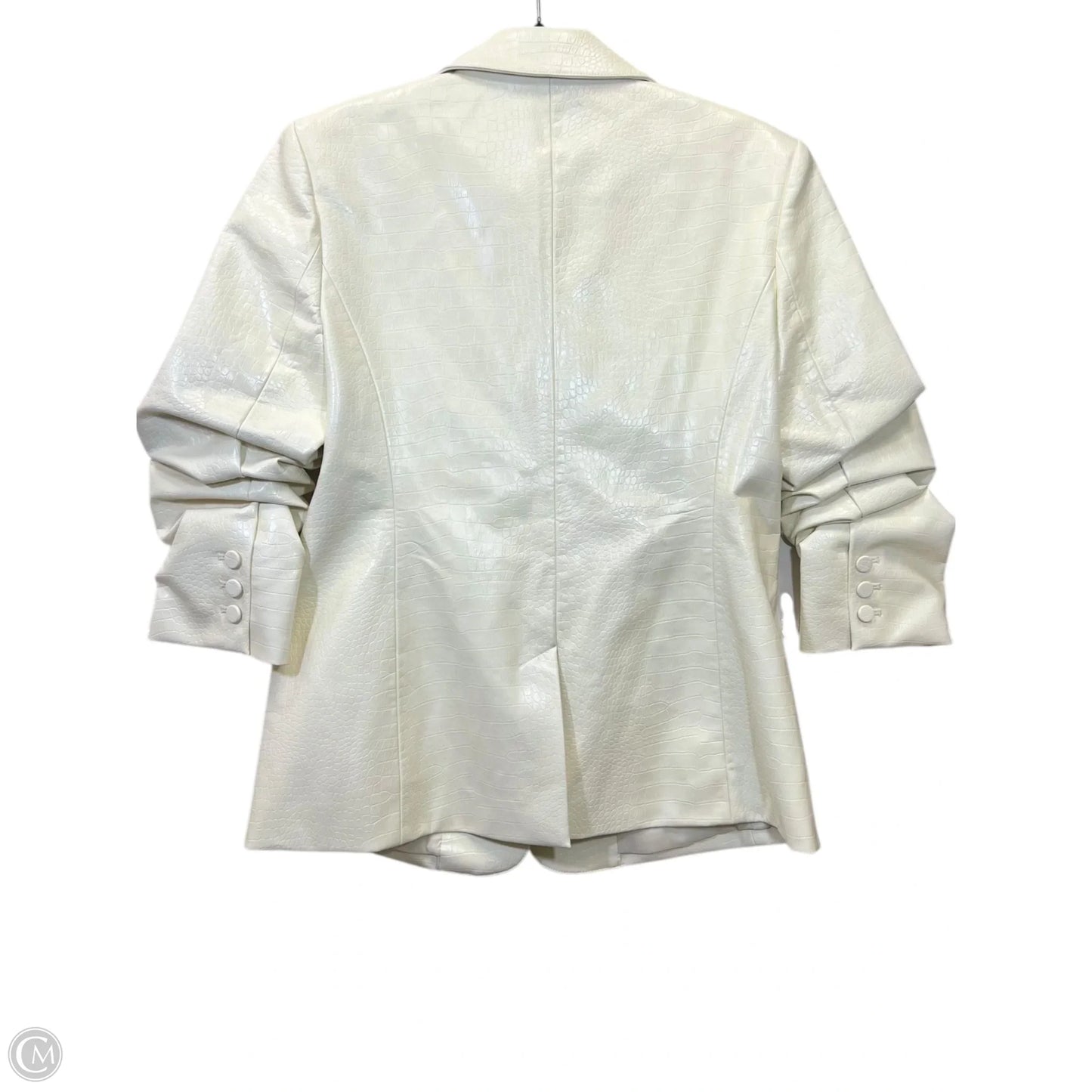 Blazer Designer By Cinq A Sept In Cream, Size: M