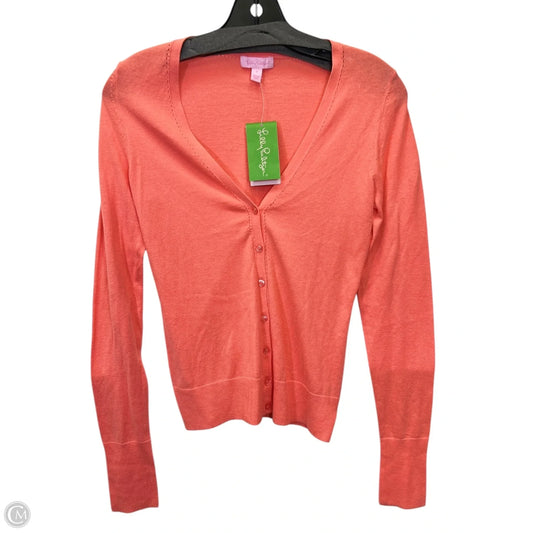 Sweater Cardigan By Lilly Pulitzer In Orange, Size: S