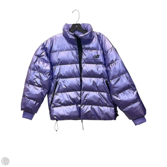 Jacket Puffer & Quilted By New Balance In Purple, Size: Xs