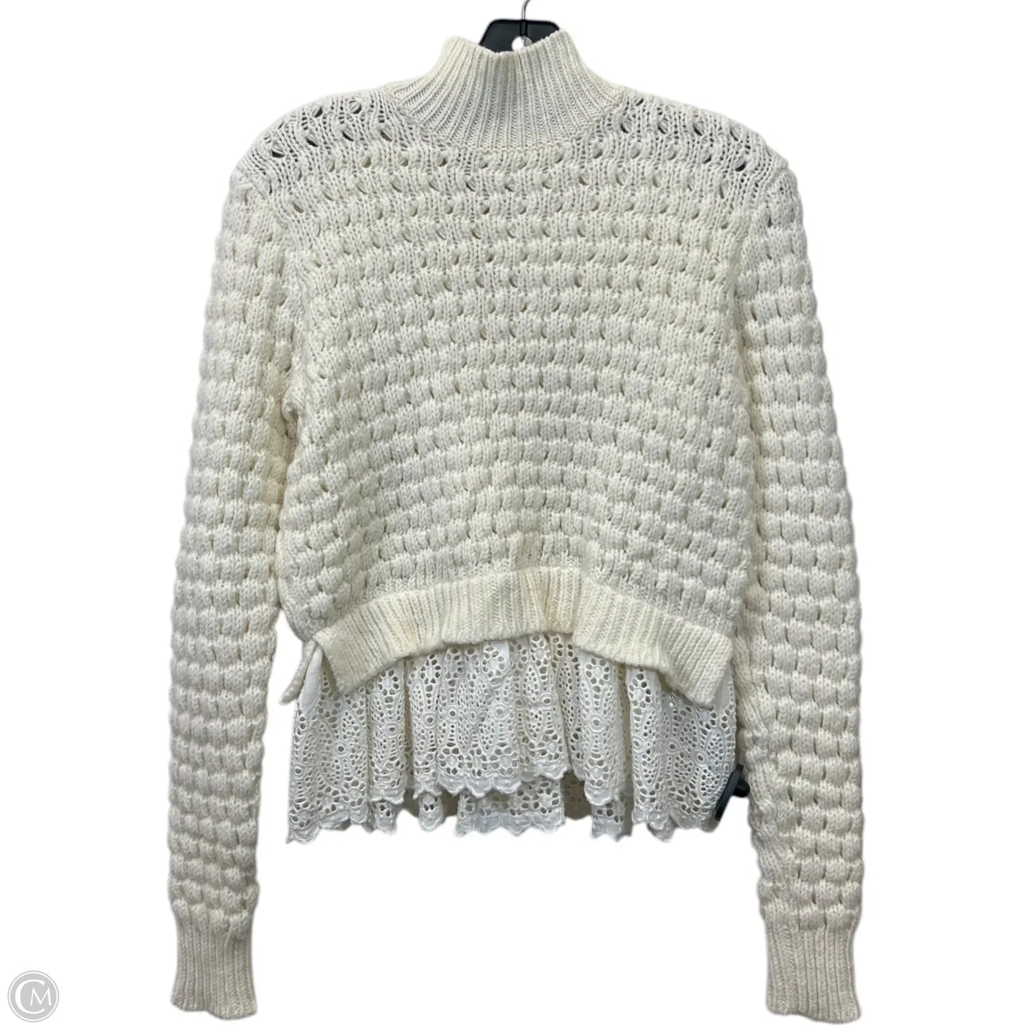 Sweater Designer By Rebecca Taylor In Cream, Size: S