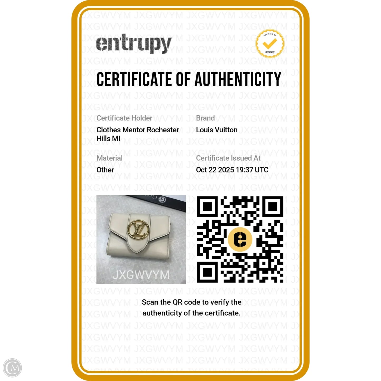 Wallet Luxury Designer By Louis Vuitton, Size: Small