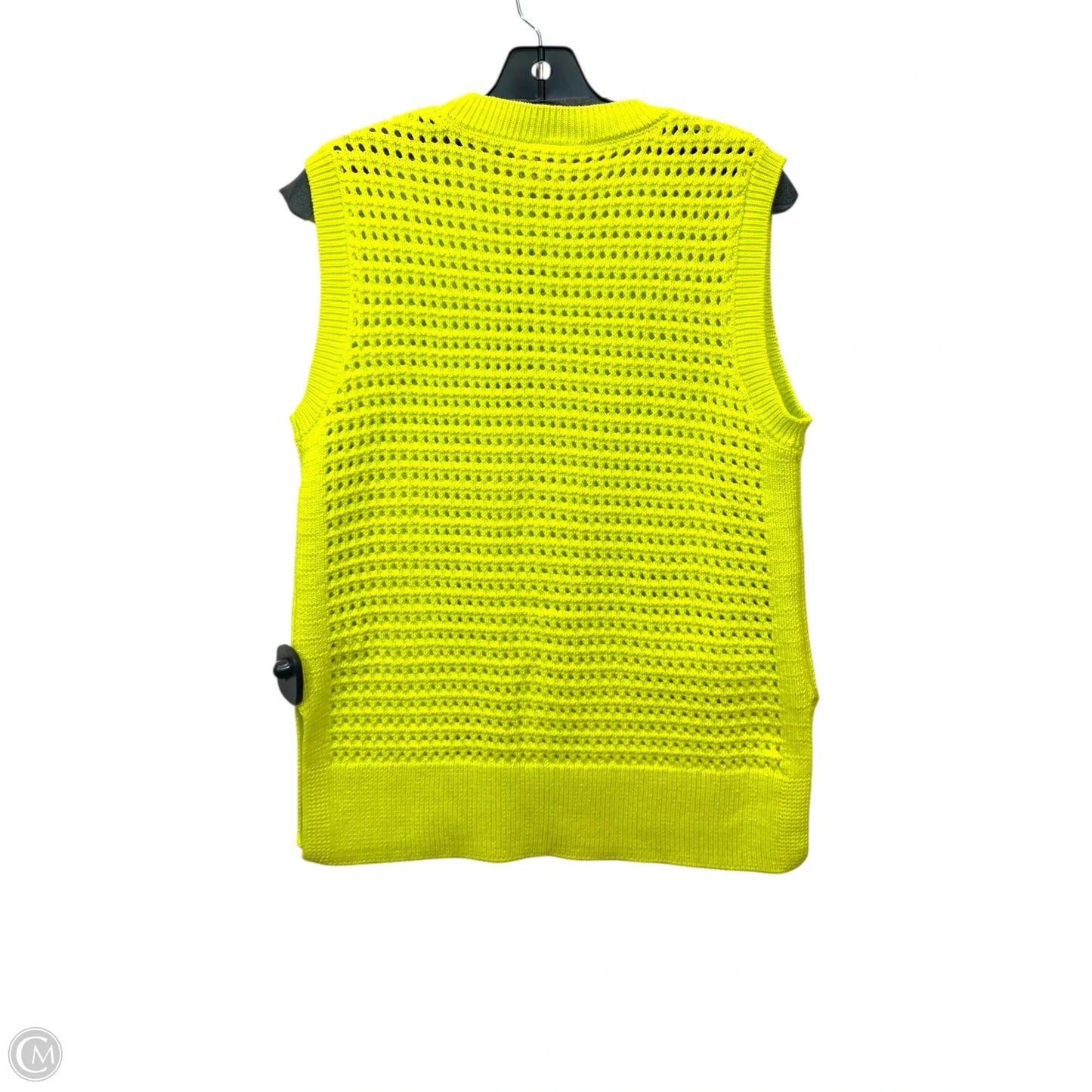 Sweater -Vest Designer By Varley In Lime Green, Size: M