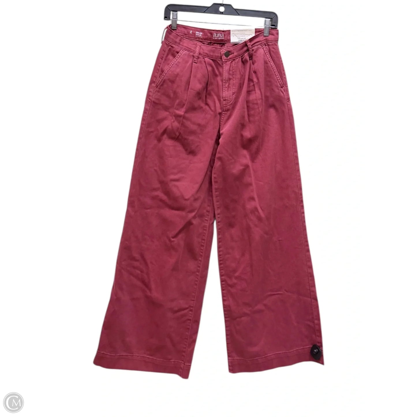 Jeans Wide Leg By Ana In Rose, Size: 4