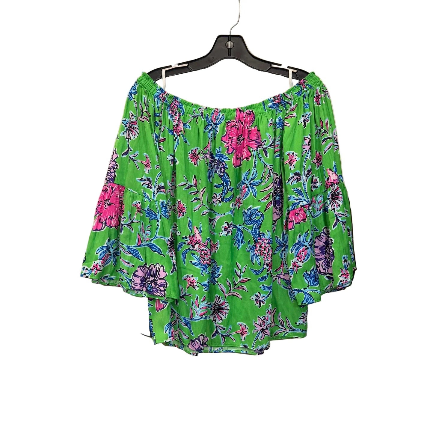 Top 3/4 Sleeve By Lilly Pulitzer In Green, Size: M