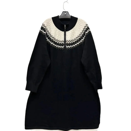 Dress Sweater Cashmere By Talbots In Black, Size: 3x