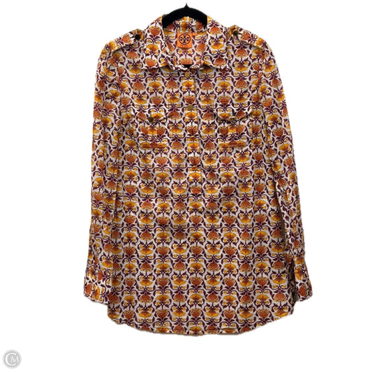 Tunic Designer By Tory Burch In Orange & Purple, Size: M