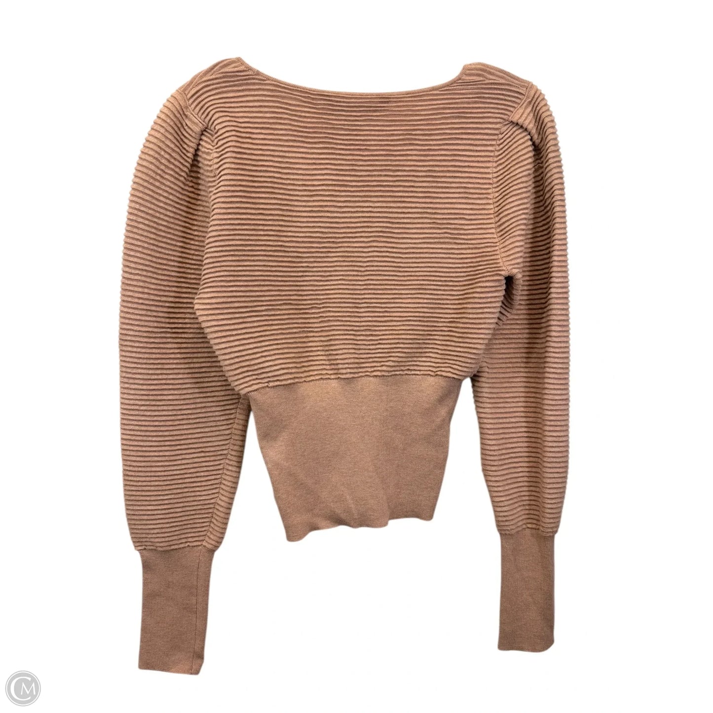 Top Long Sleeve By Bcbgmaxazria In Brown, Size: S