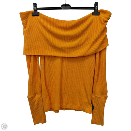 Sweater By Free People In Orange, Size: Xl