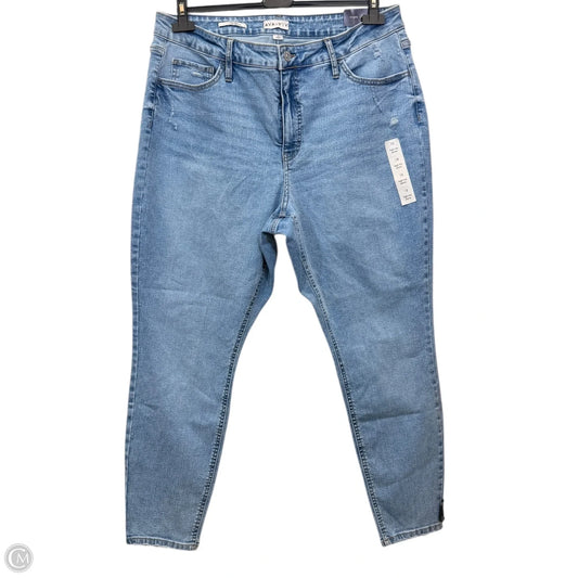 Jeans Skinny By Ava & Viv In Blue, Size: 18