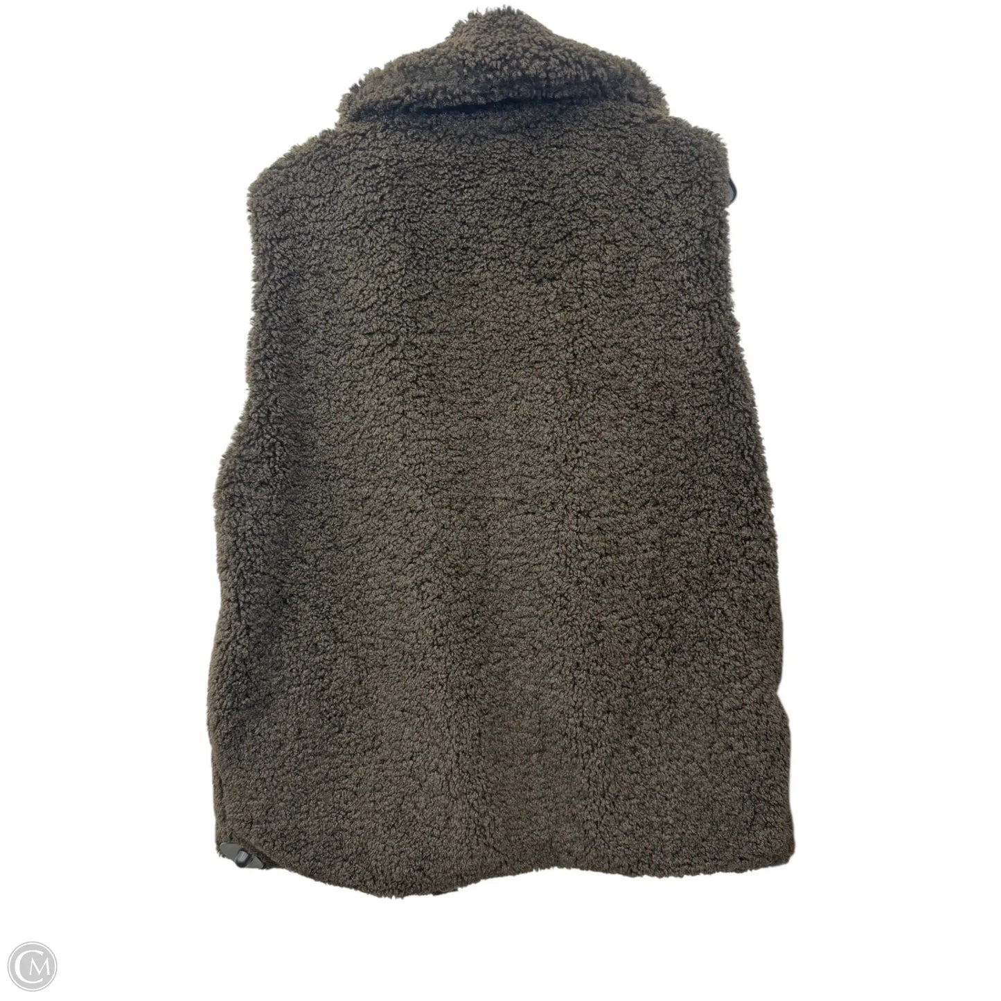 Vest Faux Fur & Sherpa By Workshop In Brown, Size: Xl