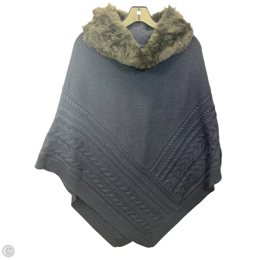 Poncho By Talbots In Navy, Size: M