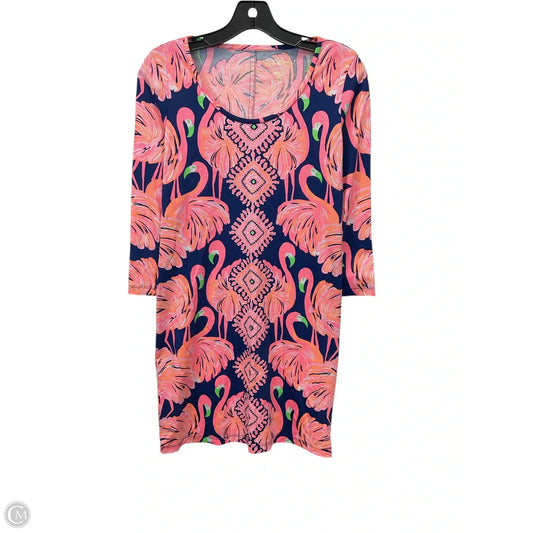 Dress Designer By Lilly Pulitzer In Blue & Orange, Size: Xs
