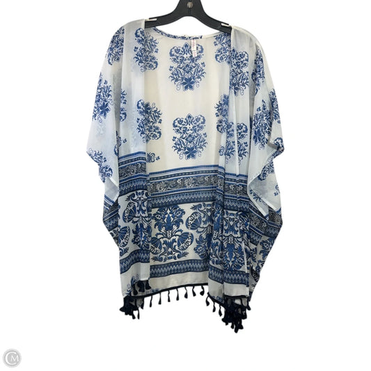 Swimwear Cover-up By Xhilaration In Blue & White, Size: Xs
