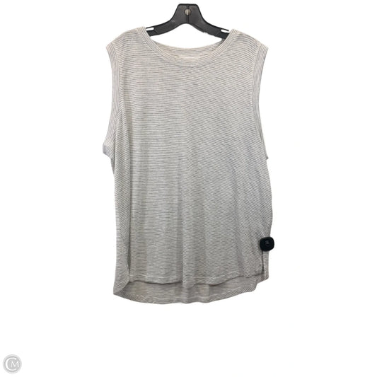 Athletic Tank Top By Athleta In Grey, Size: 2x