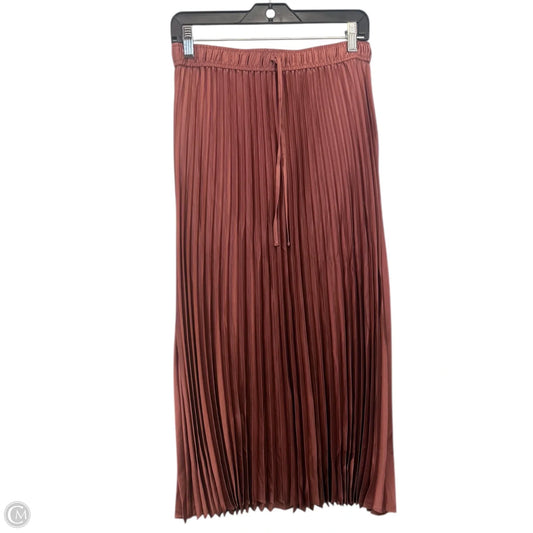 Skirt Maxi By Express In Copper, Size: S