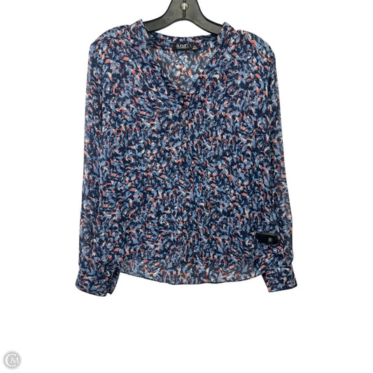 Top Long Sleeve By Ana In Blue & Pink, Size: Sp