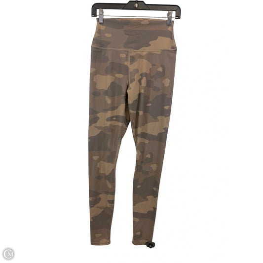 Athletic Leggings By Alo In Camouflage Print, Size: M