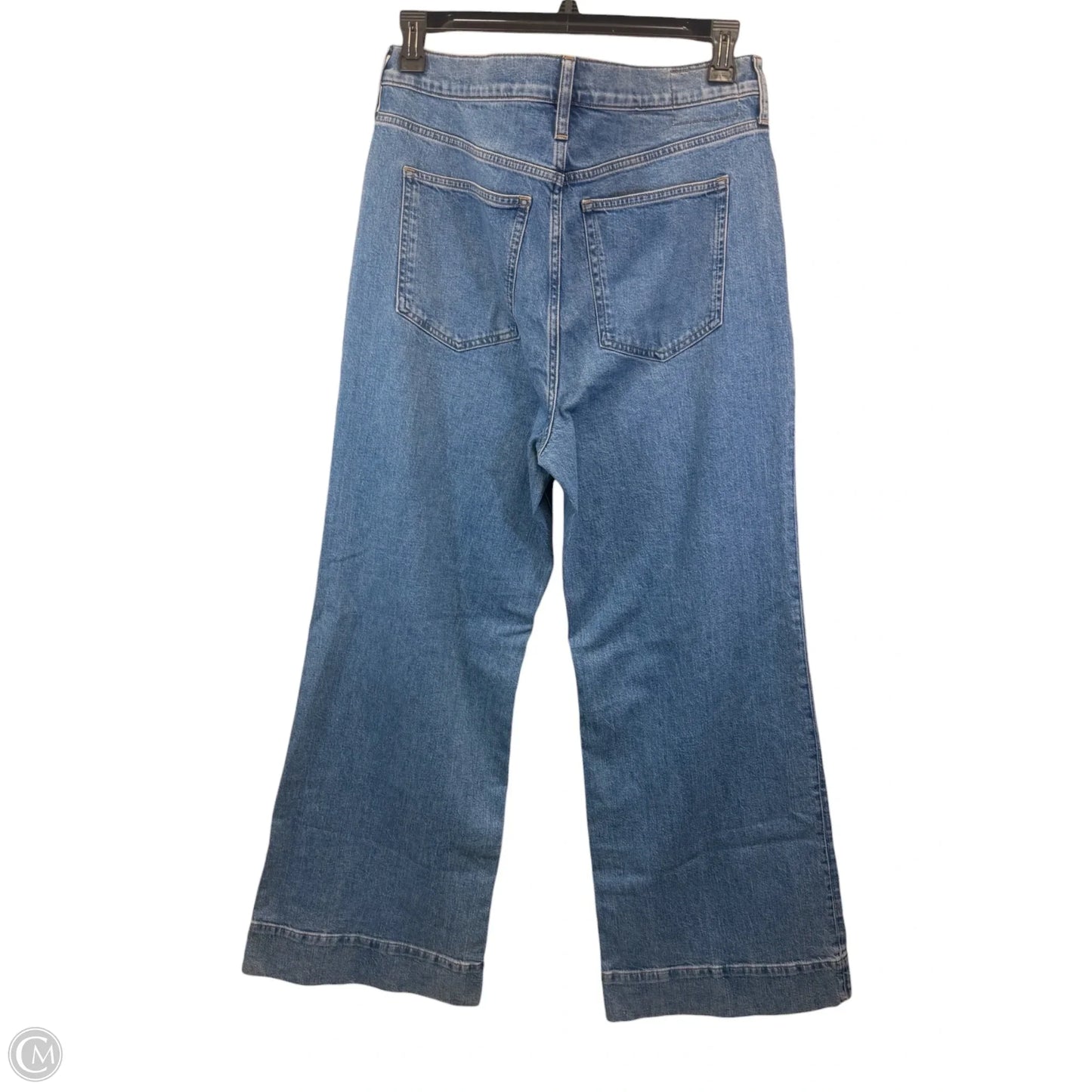 Jeans Wide Leg By J. Crew In Blue Denim, Size: 10