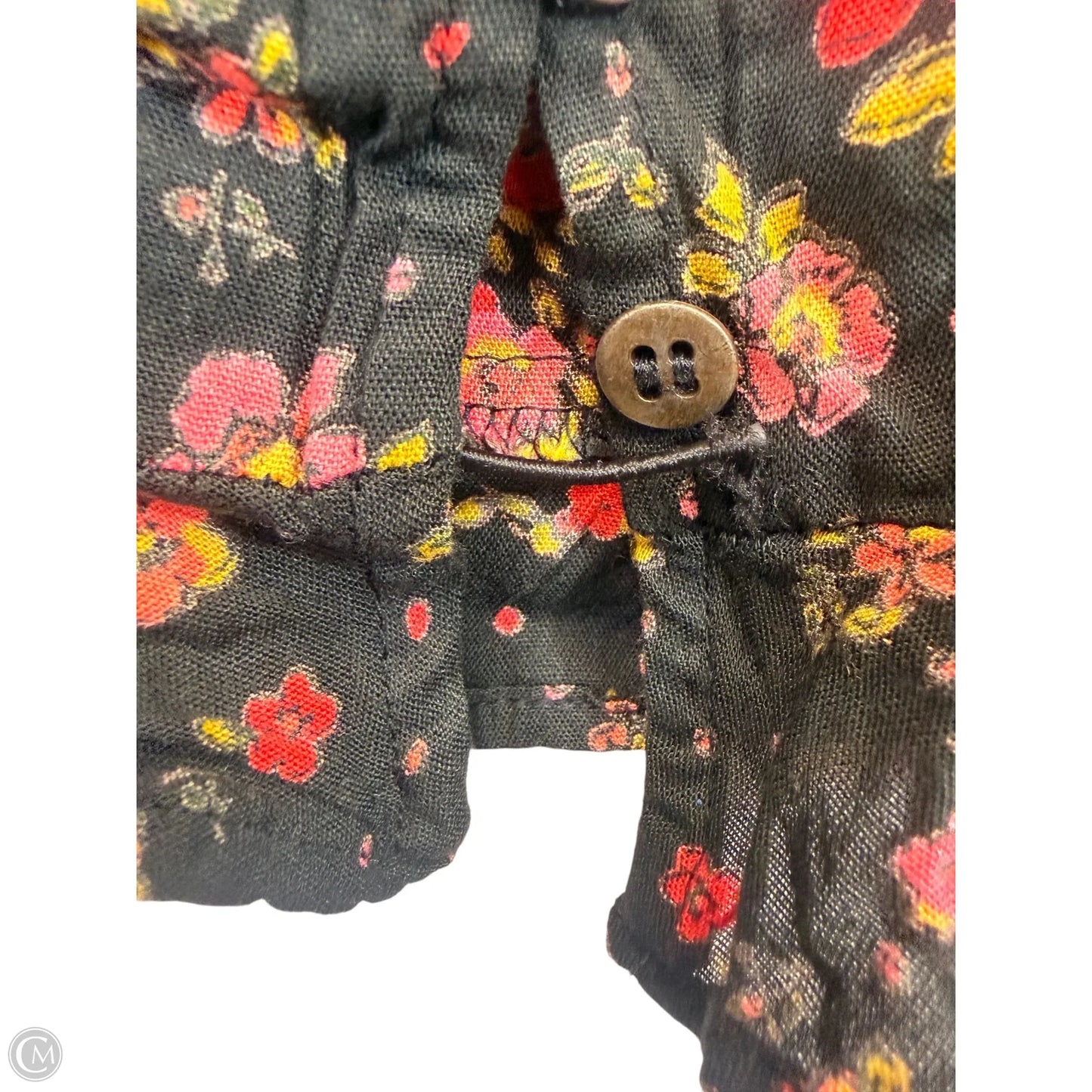 Top Long Sleeve By Free People In Black & Red, Size: Xl