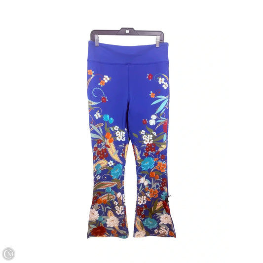 Athletic Pants By Johnny Was In Blue, Size: Xl