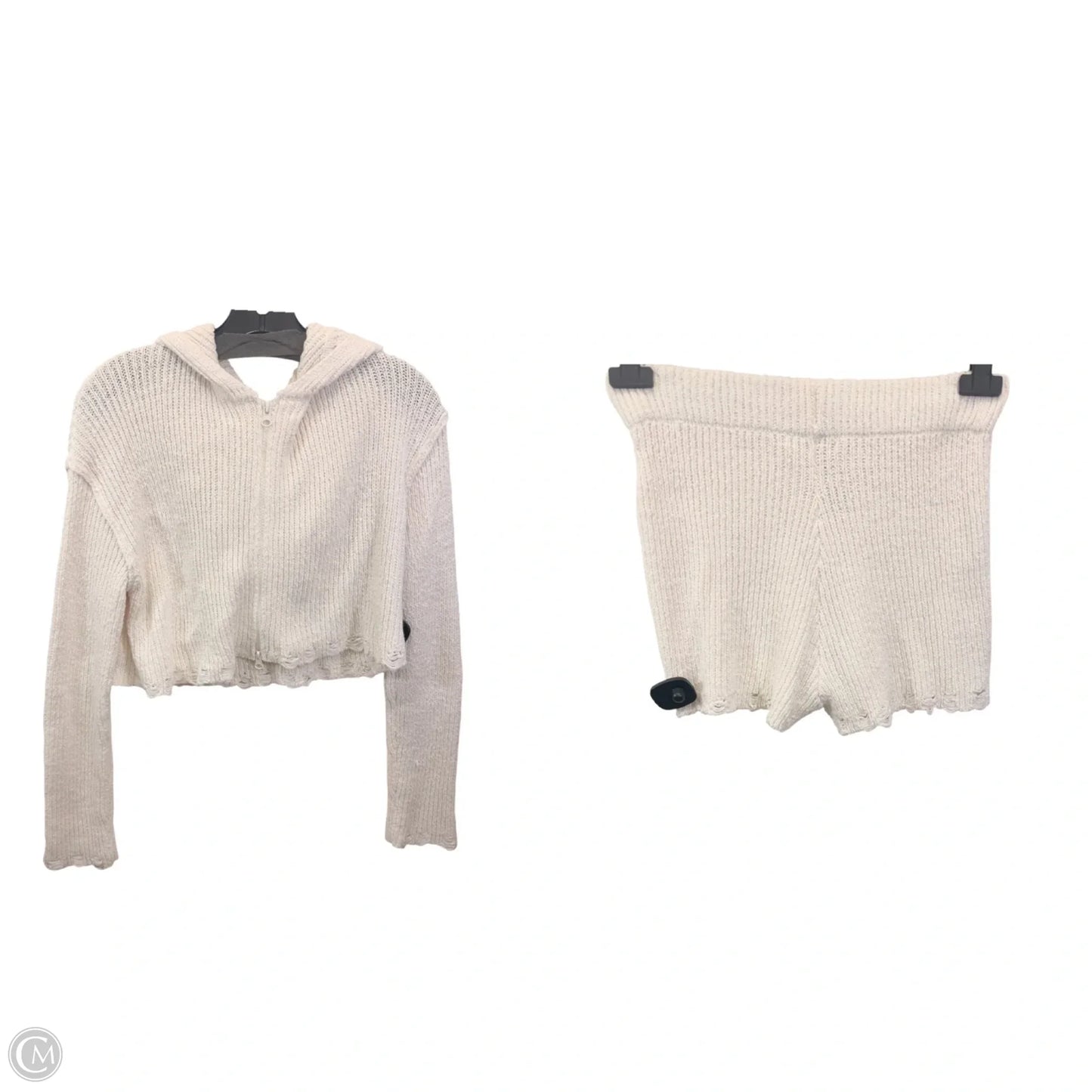 Shorts Set By Moon And Madison In Cream, Size: L