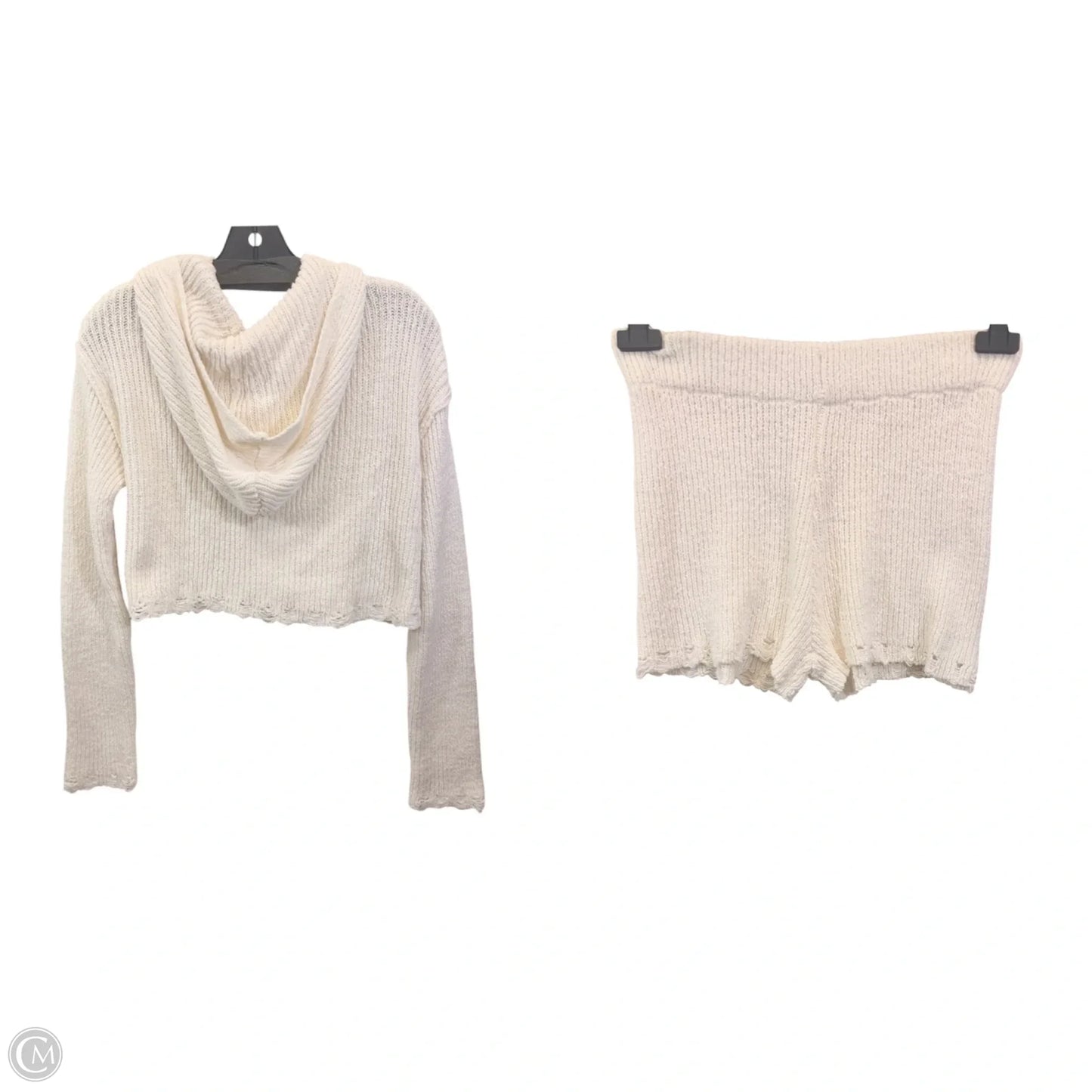 Shorts Set By Moon And Madison In Cream, Size: L
