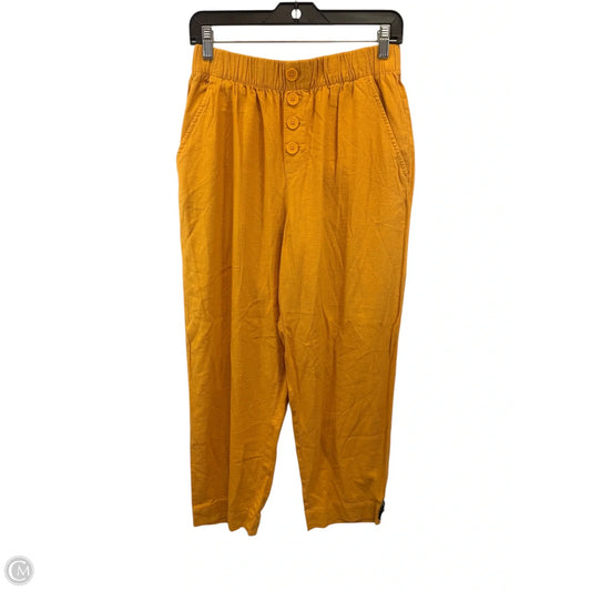 Pants Linen By Loft In Yellow, Size: S