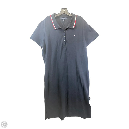 Dress Casual Maxi By Tommy Hilfiger In Navy, Size: Xl