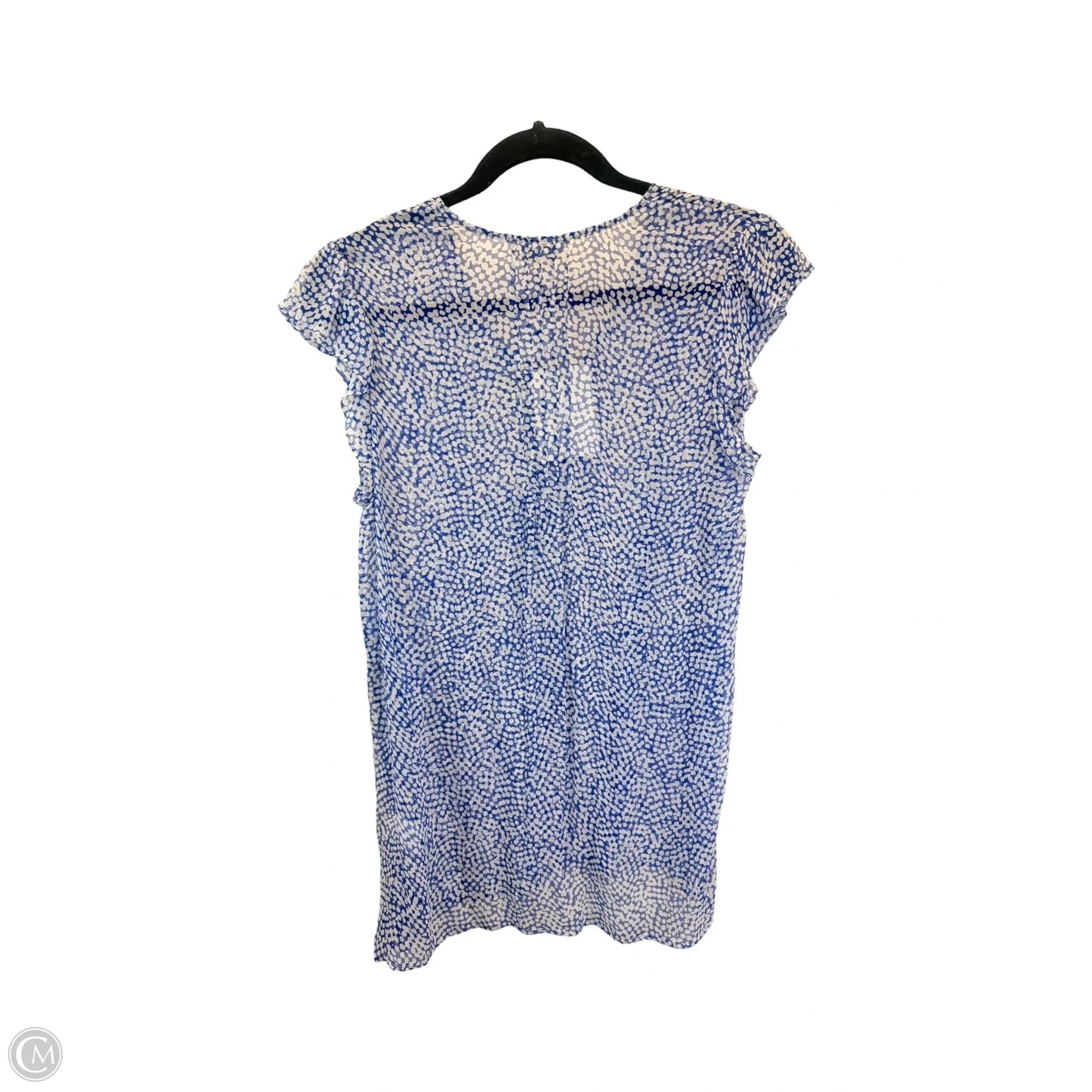 Top Short Sleeve By Joie In Blue & White, Size: S